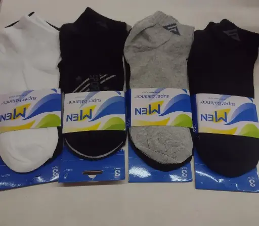 Medias Soquete Unisex Pack x3